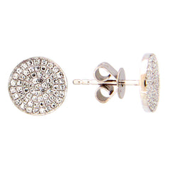 DIAMOND EARRING, 14KW (N), D=0.27