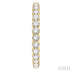 7.00 ctw Inside-Out Round Cut Diamond Hoop Earrings in 14K Yellow Gold
