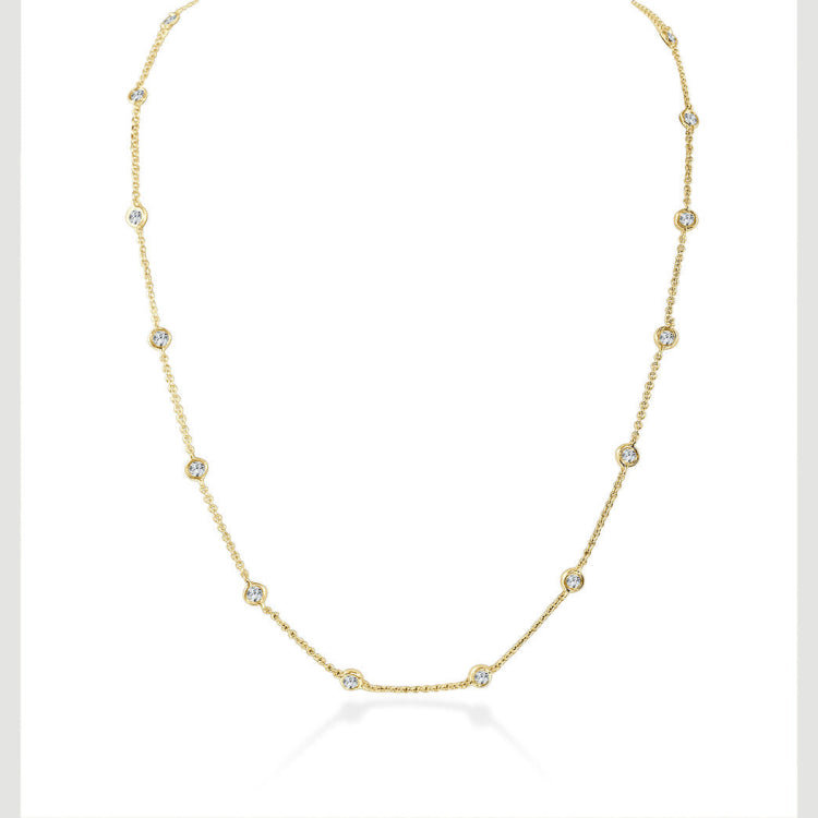 14k Gold & Diamond Necklace - 1.20ct