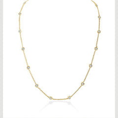 14k Gold & Diamond Necklace - 1.20ct