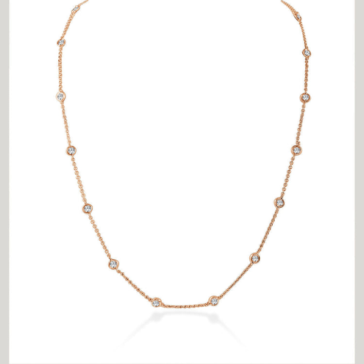 14k Gold & Diamond Necklace - 1.20ct