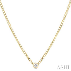 .20CTRDDM CURB LINK NK YG 14K-G*