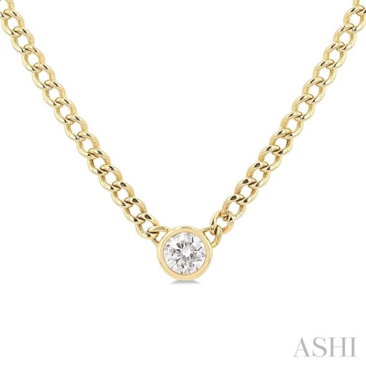 .20CTRDDM CURB LINK NK YG 14K-G*