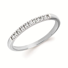 Ostbye 1/10 Ctw. Prong Set Diamond Anniversary Band In 14K Gold