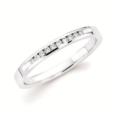 Ostbye 1/10 Ctw. Channel Set 10 Stone Diamond Anniversary Band