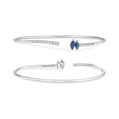 W Bangle with Gap .26 RD .45SP