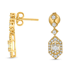 Y Earring .62RD .11BG