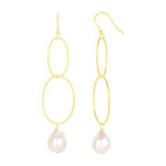Calla Statement Earrings - Gold