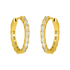 Selina Hoops - Gold Colored