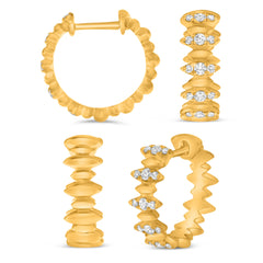 Y Hoop Earring .23RDB