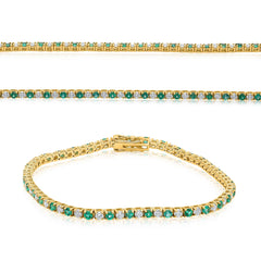 Y Tennis Bracelet 1.85RD 1.85EM