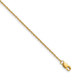 1/20 14K Gold Filled 1.20mm Ropa with Lobster Clasp Carded 16in Chain