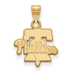 Sterling silver gold plated Phillies pendant
