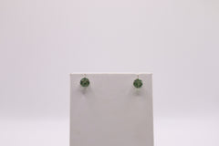 Sterling silver earrings with colored stones