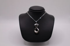 Quality Gold sterling silver infinite love ash necklace