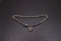 Ostbye sterling silver 0.01 ctw diamond kids crown bracelet
