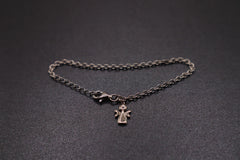 Ostbye sterling silver 0.01 diamond kids angel bracelet