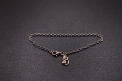 Ostbye sterling silver 0.01 ct diamond cat kids bracelet