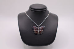 Nicole Barr Sterling Silver Butterfly Necklace