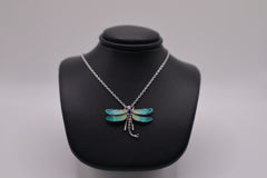 Nicole Barr Sterling Silver Dragonfly Neclace