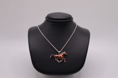 Nicole Barr Sterling Silver Horse Necklace