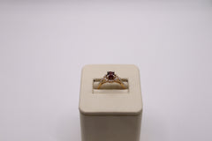 Ostbye 14k yellow gold 0.60 ct pigeon bloody ruby AA