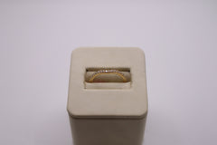 Ostbye 14k yellow gold 0.16 ctw band