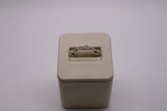 Julius Block 14k white gold 0.14 ctw diamond band