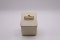 Ostbye 14k yellow gold 0.05 ctw diamond ring