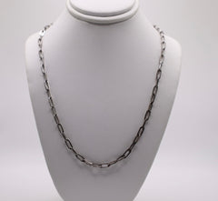 Classic of New York sterling silver 2.8 mm 18" rhodium plated chain