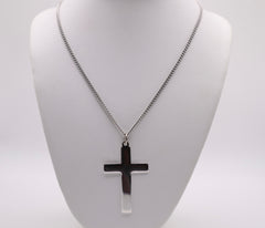 Sterling silver cross neck