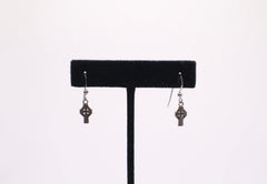 Keith Jack sterling silver Celtic cross earrings