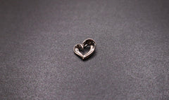 Ostbye sterling silver 0.01 ctw Diva Diamond heart necklace