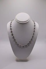 Classic of New York sterling silver 6mm puffed marina chain rhodium plated q-5703-18