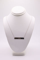 Sterling silver Phillies baseball necklace