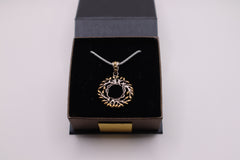 Keith Jack Silver and Gold 18k Tree of Life Pendant