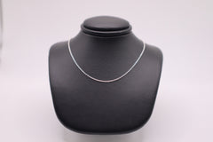Sterling silver cable chain