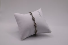 Julius Block sterling silver and black and white diamond
