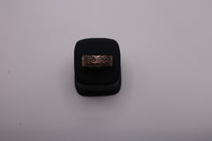 Keith Jack 10k yellow gold &amp; sterling silver hammered gold ring