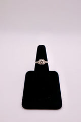 18k White Gold WS-2 I-J Vintage Engagement Ring