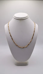 14k Yellow Gold 18" Figaro Chain