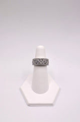 14k White Gold and Diamond Ring