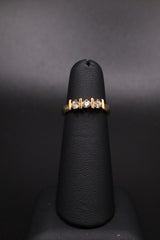 Gold Plated CZ Ring