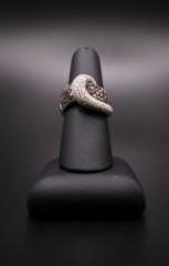 18k White Gold and Diamond Fashion Ring