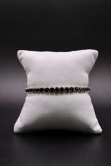 Sterling Silver and Black CZ Tennis Bracelet