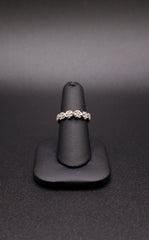 Sterling Silver and CZ Band