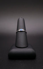 Sterling Silver and Synthetic Opal Ring