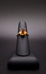 10k Yellow Gold and Citrine Ring
