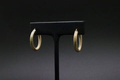 14k Gold Plated Hoops
