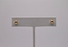 14k Yellow Gold Ball Studs
